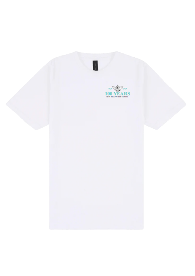 HVHS Centennial Tee White